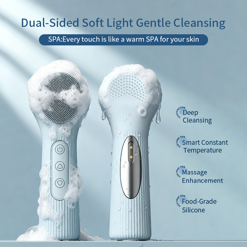 Silicone Face Scrubber Electric - Силиконовая щетка для очищения лица, перезаряжаемая,