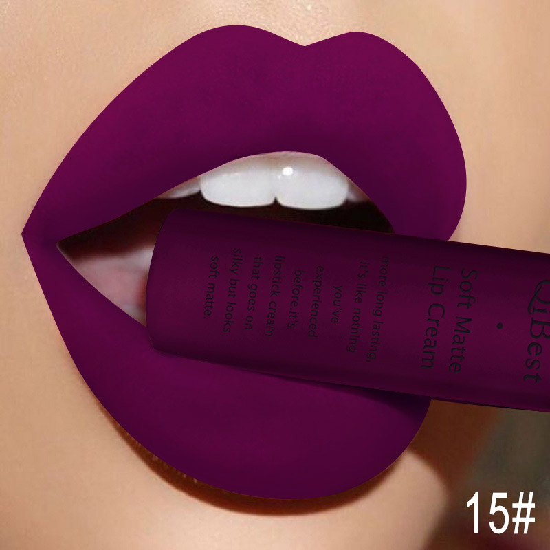 QIBEST сексуальный бархатный м – обзор и цена Matte Velvet Lip Tint Long Lasting