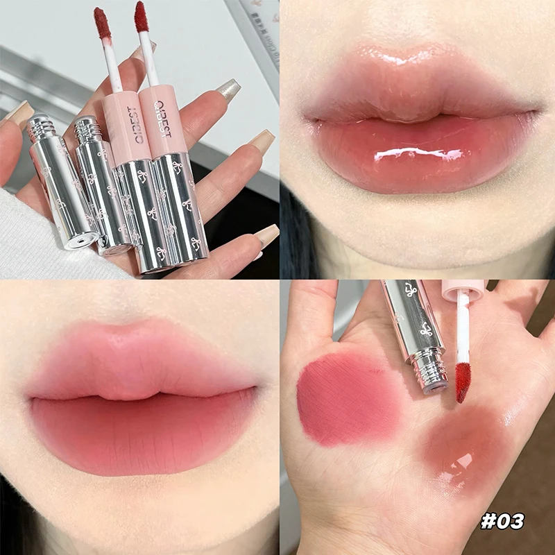 QIBEST Двусторонняя матовая ба – обзор и цена Matte Velvet Lip Tint Long Lasting